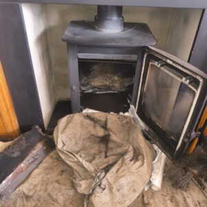 Woodburner chimney sweep Edinburgh