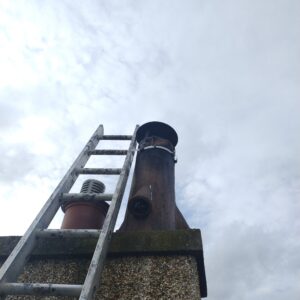 Chimney Work ladder Edinburgh