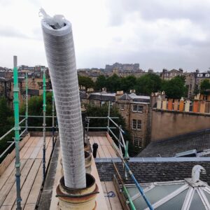 Chimney Liner installation East Lothian