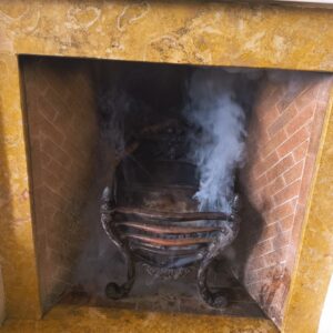Chimney smoke check open fire Edinburgh